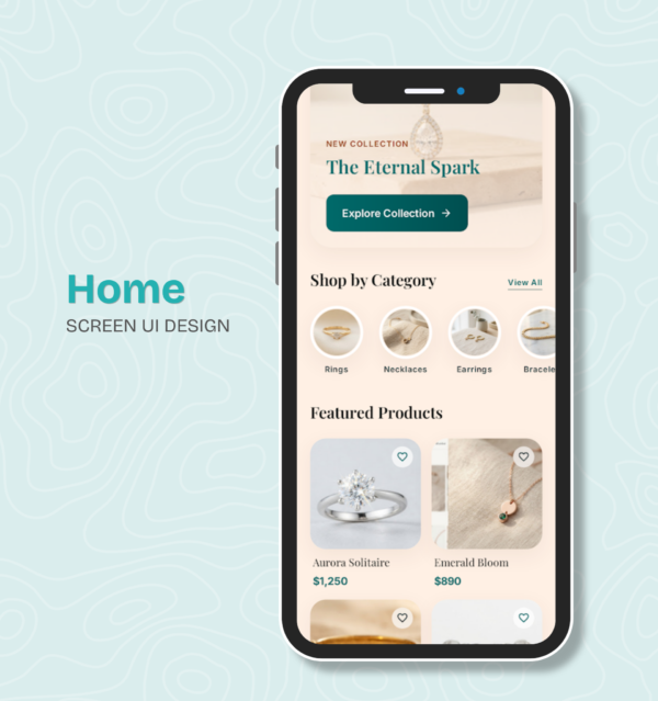 Jewelry App - UI Design Stitch Kit